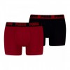 PUMA BASIC BOXER 2PACK 701226387 027 ΜΠΟΡΝΤΟ ΜΑΥΡΟ