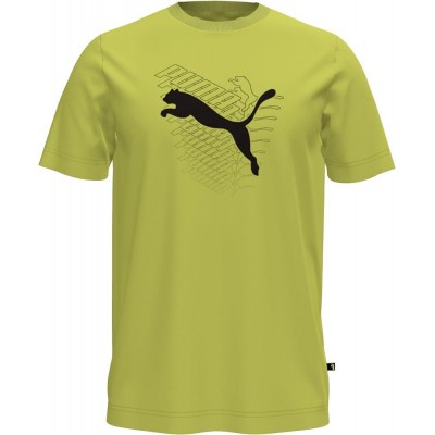 PUMA GRAPHICS CAT TEE 680166 38 ΚΙΤΡΙΝΟ