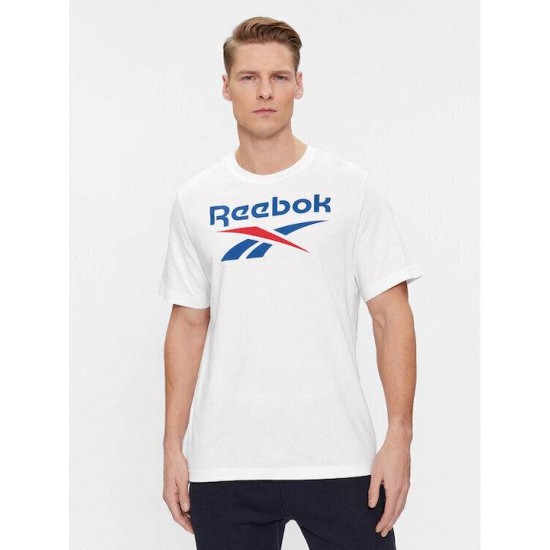 REEBOK BIG STACKED LOGO TEE 100071175 ΛΕΥΚΟ