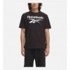 REEBOK BIG STACKED LOGO TEE 100070405 ΜΑΥΡΟ