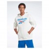 REEBOK IDENTITY FLEECE STACKED LOGO PULLOVER HOODIE 100050293 ΛΕΥΚΟ