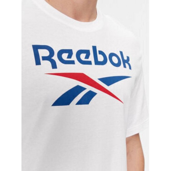 REEBOK BIG STACKED LOGO TEE 100071175 ΛΕΥΚΟ