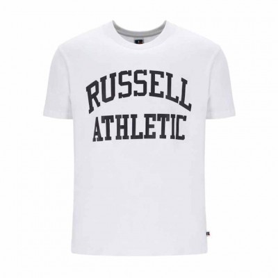 RUSSELL ICONIC CREWNECK T SHIRT E4-600-1 001 ΛΕΥΚΟ