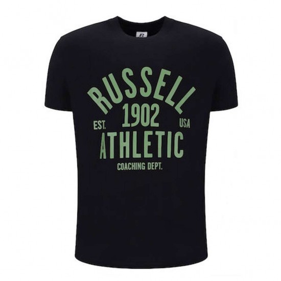 RUSSELL CREWNECK T SHIRT A4010-1 099 ΜΑΥΡΟ