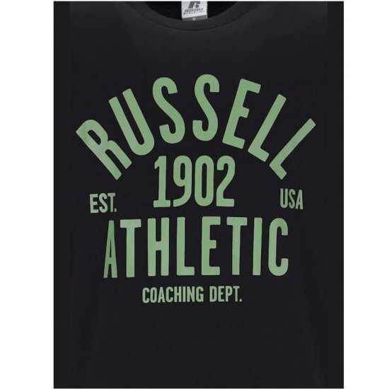 RUSSELL CREWNECK T SHIRT A4010-1 099 ΜΑΥΡΟ