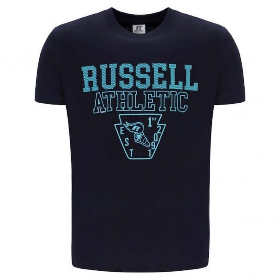 RUSSELL CREWNECK T SHIRT A4014-1 190 ΜΠΛΕ