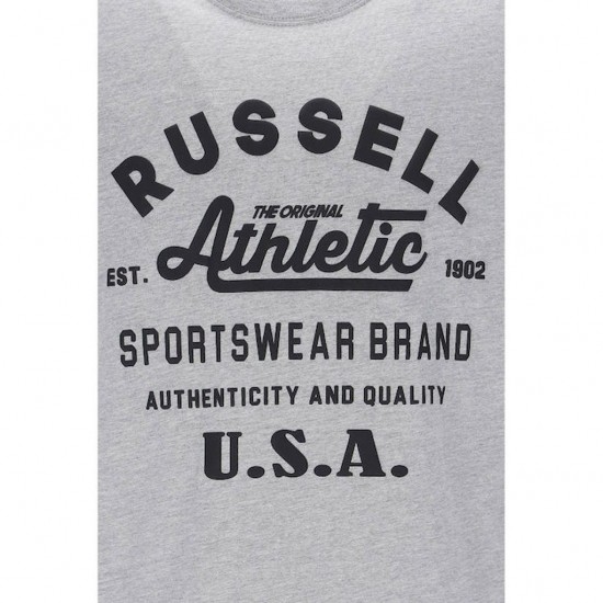 RUSSELL KAI CREWNECK T SHIRT A4023-1 091 ΓΚΡΙ