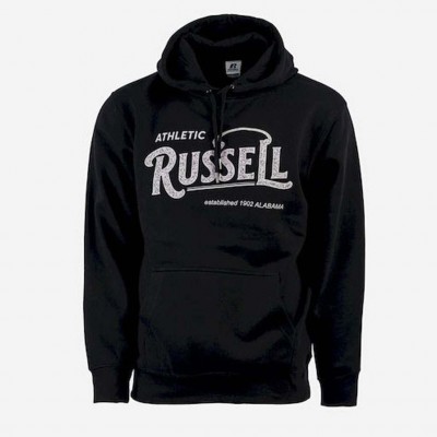 RUSSELL PULL OVER HOODY Α24-019-2 099 ΜΑΥΡΟ