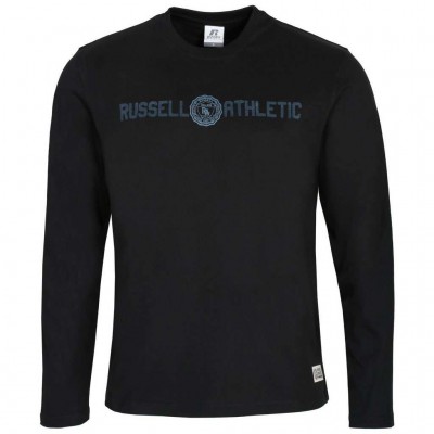 RUSSELL CREWNECK TSHIRT A24-053-2 099 ΜΑΥΡΟ