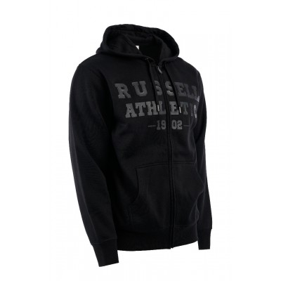 RUSSELL ZIP THROUGH HOODY A24-031-2 099 ΜΑΥΡΟ