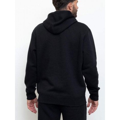 RUSSELL PULL OVER HOODY Α24-004-2 099 ΜΑΥΡΟ