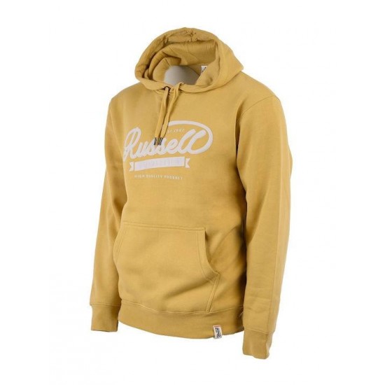 RUSSELL PULL OVER HOODY Α24-023-2 543 ΚΙΤΡΙΝΟ