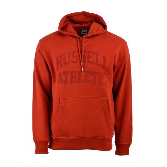 RUSSELL CAMDON HOODY SWEATSHIRT E24-607-2 417 ΚΟΚΚΙΝΟ