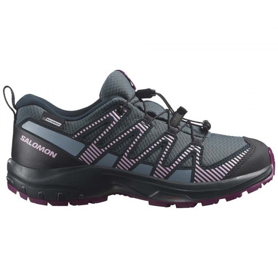 SALOMON XA PRO V8 CSWP 475681 ΓΚΡΙ ΡΟΖ 