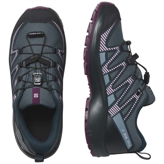 SALOMON XA PRO V8 CSWP 475681 ΓΚΡΙ ΡΟΖ 