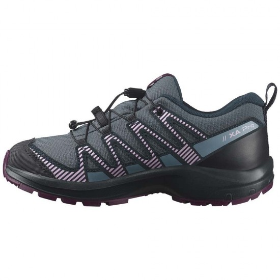 SALOMON XA PRO V8 CSWP 475681 ΓΚΡΙ ΡΟΖ 