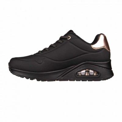 SKECHERS UNO-SHIMMER AWAY W 155196 BBK ΜΑΥΡΟ