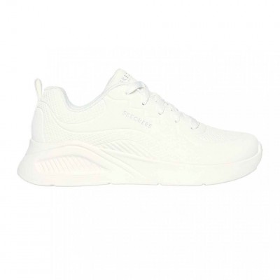 SKECHERS DEBOSS DURABUCK LACE UP 177288 WHT ΛΕΥΚΟ