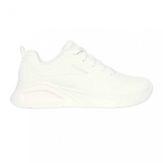 SKECHERS DEBOSS DURABUCK LACE UP 177288 WHT ΛΕΥΚΟ