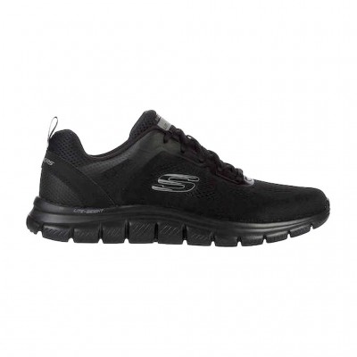 SKECHERS TRACK BROADER 232698 BBK ΜΑΥΡΟ