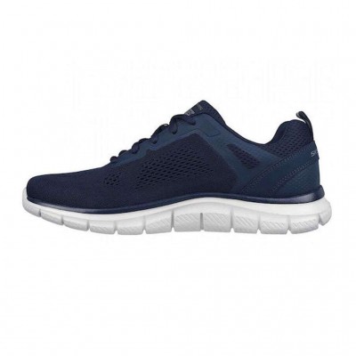 SKECHERS TRACK BROADER 232698 NVY ΜΠΛΕ