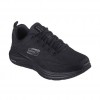 SKECHERS ENGINEERED MESH LACE-UP 232626 BBK ΜΑΥΡΟ