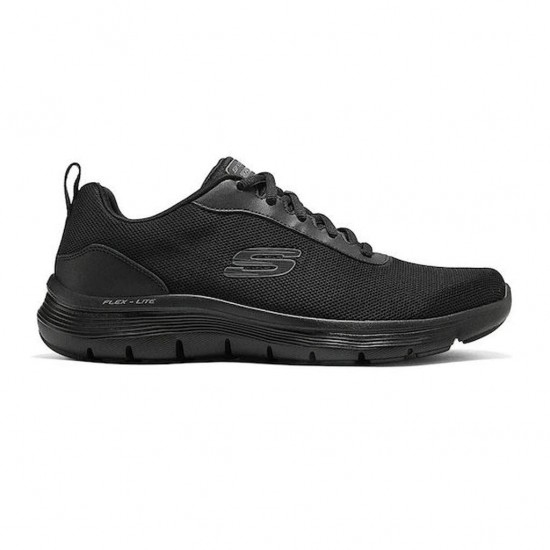 SKECHERS MESH LACE UP SNK 232822 BBK ΜΑΥΡΟ