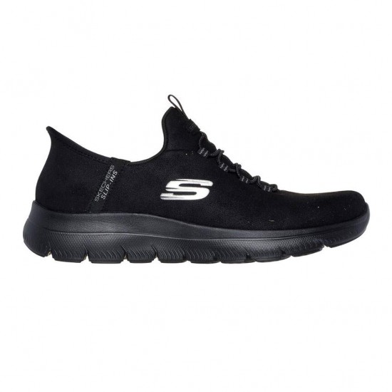 SKECHERS VEGAN DURALEATHER BUNGEE 150254 BBK ΜΑΥΡΟ