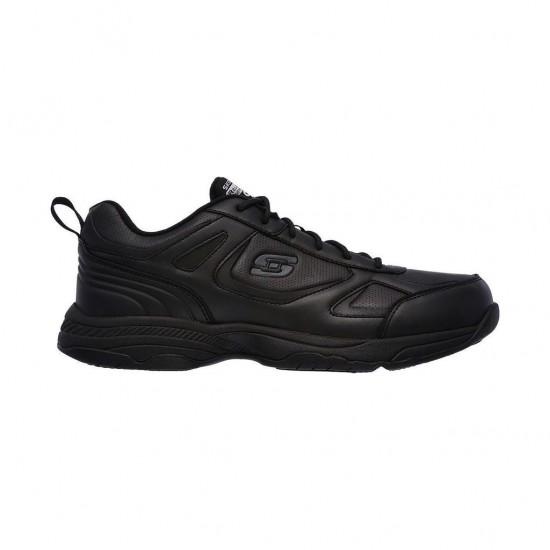 SKECHERS DIGHTON SR 77111 BLK ΜΑΥΡΟ