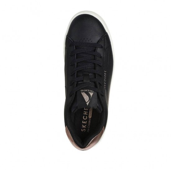 SKECHERS LACE UP COURT SNEAKER 177700 BLK ΜΑΥΡΟ