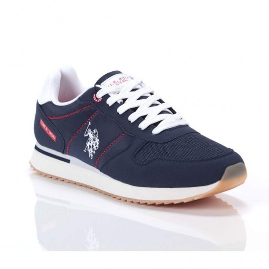 U.S. POLO ASSN. ALTENA ALTENA001 DBLRED03 ΜΠΛΕ ΚΟΚΚΙΝΟ