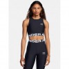 UNDER ARMOUR HEATGEAR RIB TANK TSHIRT 1388694 001 ΜΑΥΡΟ