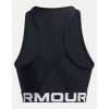 UNDER ARMOUR HEATGEAR RIB TANK TSHIRT 1388694 001 ΜΑΥΡΟ