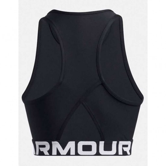 UNDER ARMOUR HEATGEAR RIB TANK TSHIRT 1388694 001 ΜΑΥΡΟ