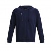 UNDER ARMOUR FLEECE FZ HOODIE 1379767 410 ΜΠΛΕ