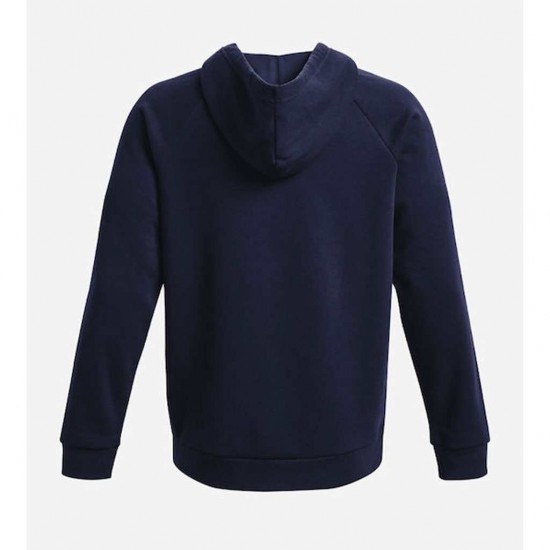 UNDER ARMOUR FLEECE FZ HOODIE 1379767 410 ΜΠΛΕ