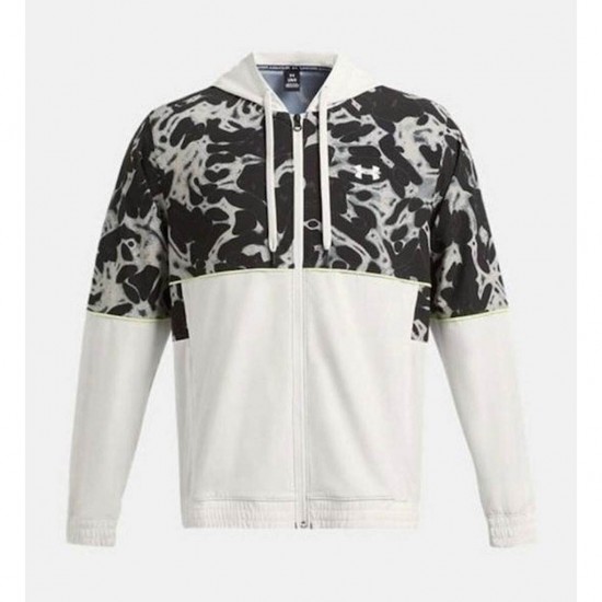 UNDER ARMOUR ZONE WOVEN PRINTED JACKET 1387573 114 ΜΠΕΖ