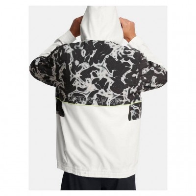 UNDER ARMOUR ZONE WOVEN PRINTED JACKET 1387573 114 ΜΠΕΖ