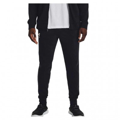 UNDER ARMOUR RIVAL TERRY JOGGER 1380843 001 ΜΑΥΡΟ 