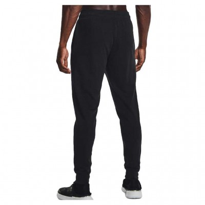 UNDER ARMOUR RIVAL TERRY JOGGER 1380843 001 ΜΑΥΡΟ 