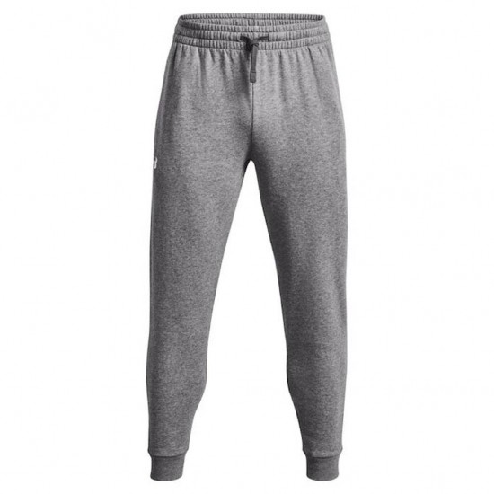 UNDER ARMOUR RIVAL FLEECE JOGGERS 1379774 025 ΓΚΡΙ