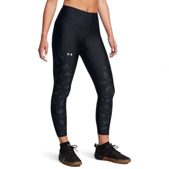 UNDER ARMOUR TECH PRINT PANEL ANKLE LEG 1386407 001 ΜΑΥΡΟ