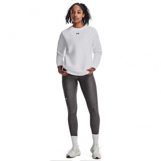 UNDER ARMOUR RIVAL FLEECE CREW 1379508 100 ΛΕΥΚΟ