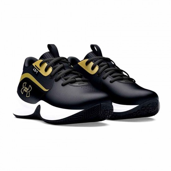 UNDER ARMOUR PS LOCKDOWN 7 3028514 001 ΜΑΥΡΟ ΧΡΥΣΟ