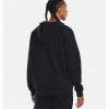 UNDER ARMOUR FLEECE FZ HOODIE 1379767 001 ΜΑΥΡΟ 