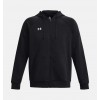 UNDER ARMOUR FLEECE FZ HOODIE 1379767 001 ΜΑΥΡΟ 