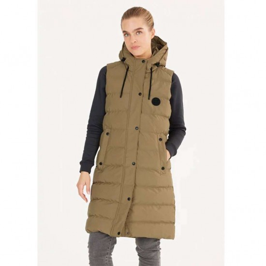 WEATHER REPORT CHIEF W LONG PUFFER VEST WR213558 3217 ΚΑΦΕ