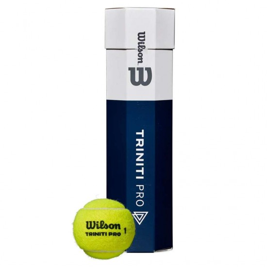 WILSON TRINITI PRO TENNIS BALLS X 4  WR8204801