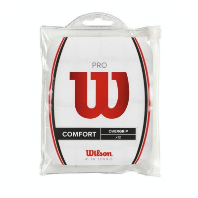 WILSON PRO OVERGRIP 12PK WHITE WRZ4016WH