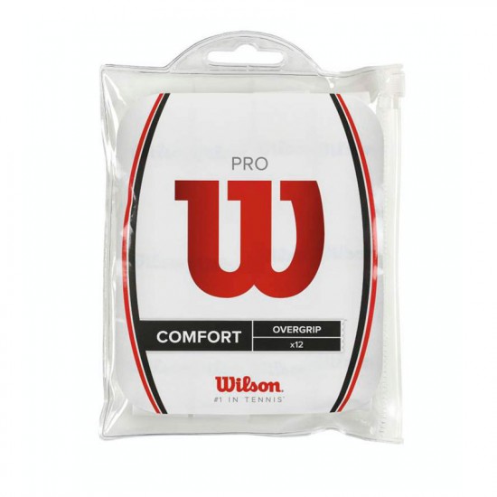 WILSON PRO OVERGRIP 12PK WHITE WRZ4016WH